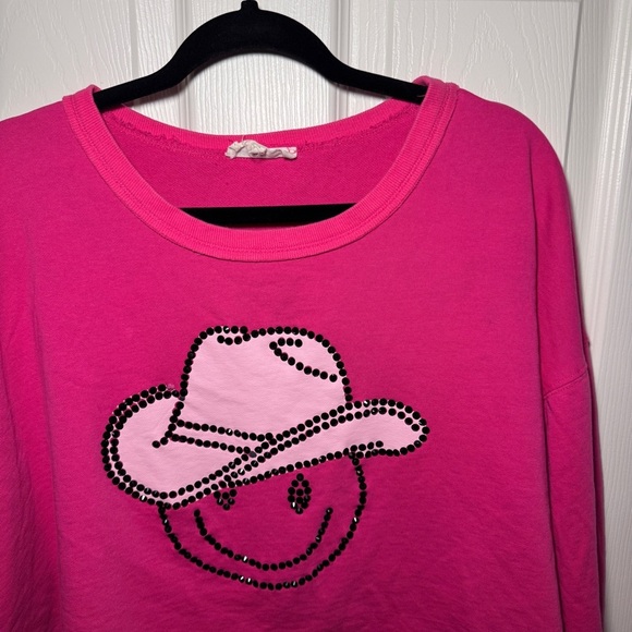 Peach Love Preppy Cropped Sweatshirt - Picture 11 of 11